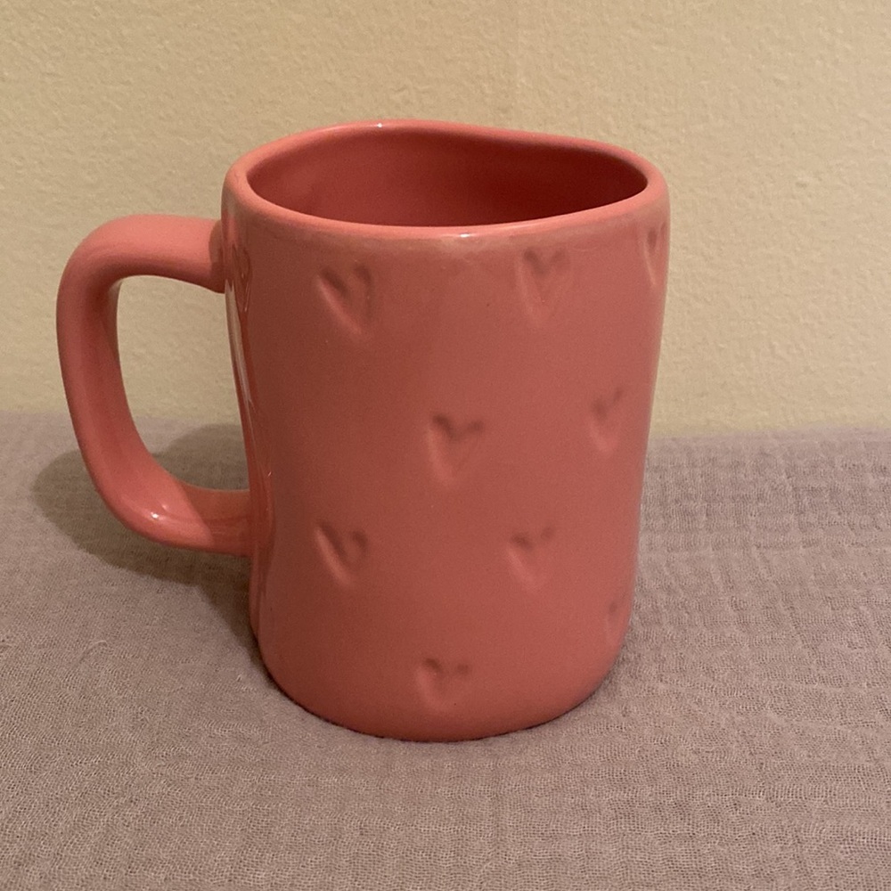 Rae DUNN Pink Ceramic Mug - Hello Beautiful - Picture 2 of 7